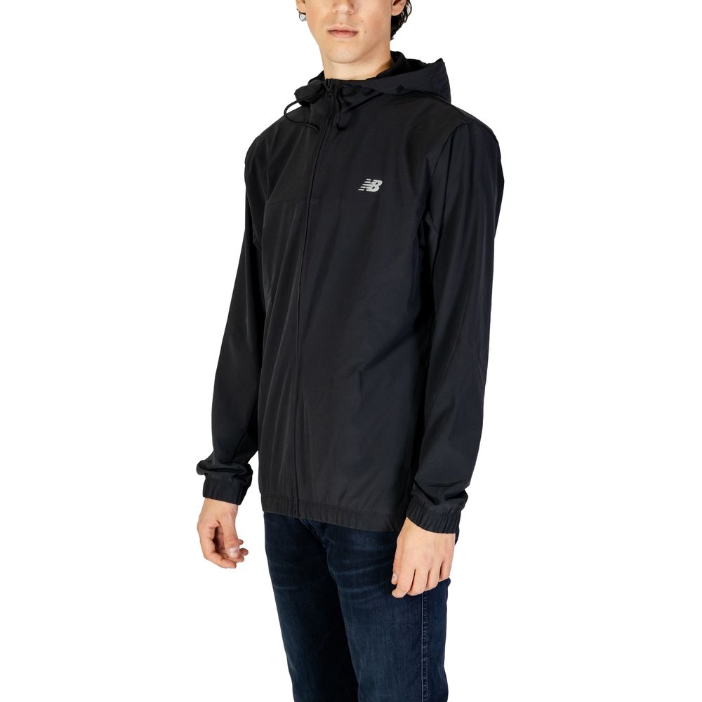 New Balance – Schwarze Jacke aus recyceltem Polyester