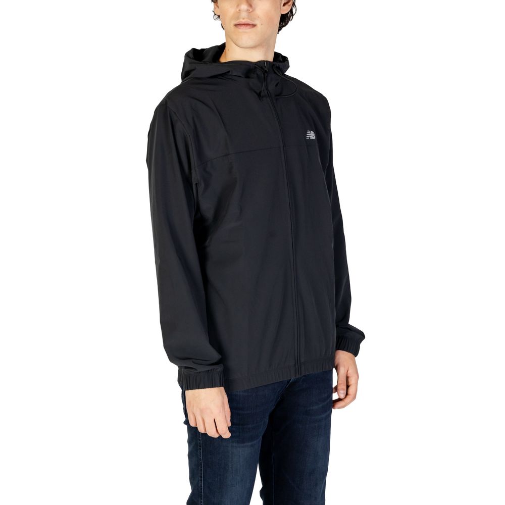 New Balance – Schwarze Jacke aus recyceltem Polyester