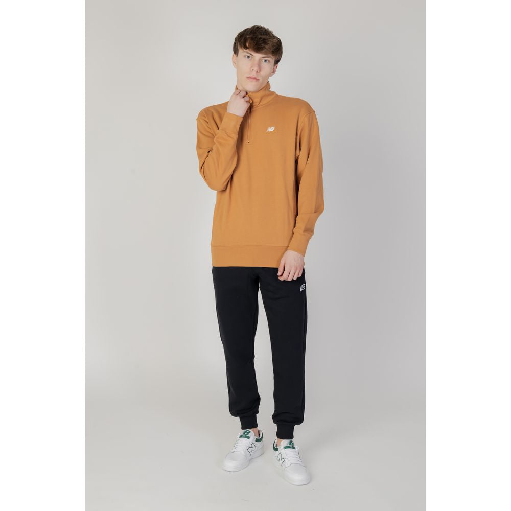 Pulover New Balance maro din bumbac