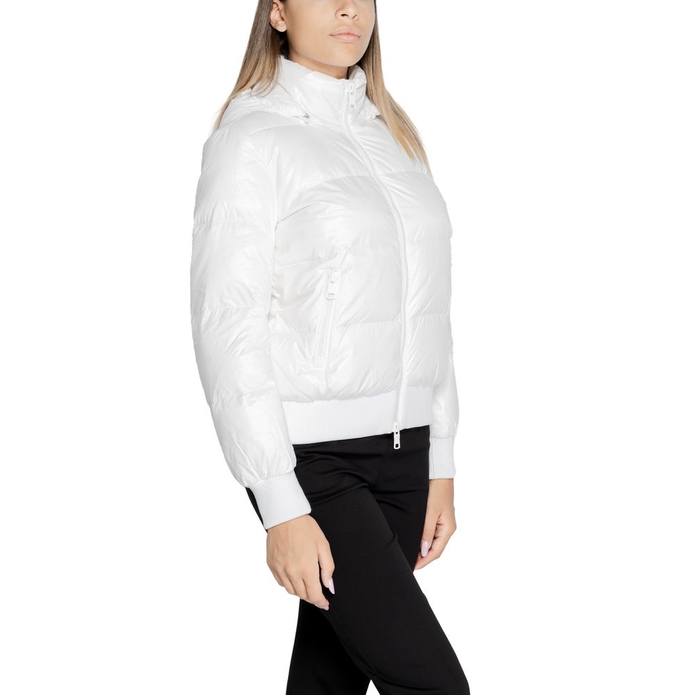 Jachete și palton Armani Exchange din poliamidă albă