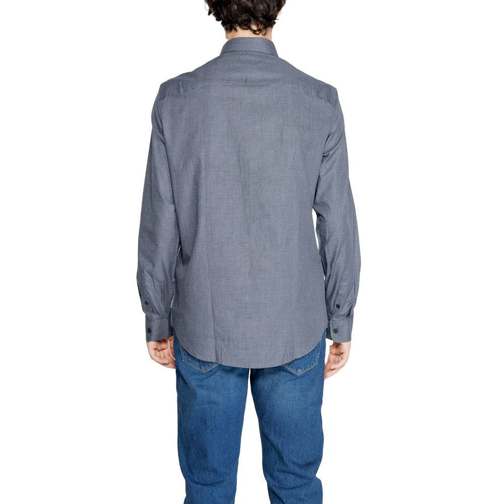 Blaues Baumwollhemd von Armani Exchange