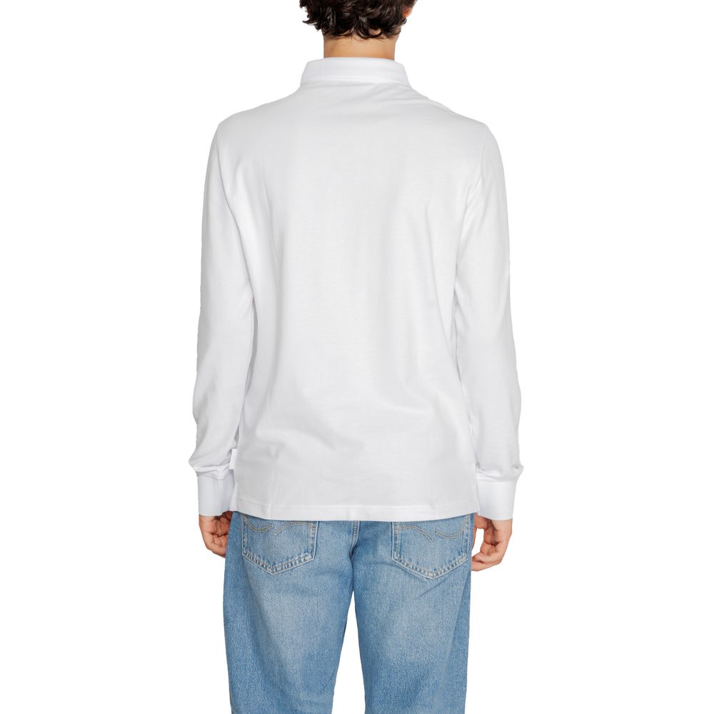 Armani Exchange – Langarmshirt aus weißer Baumwolle