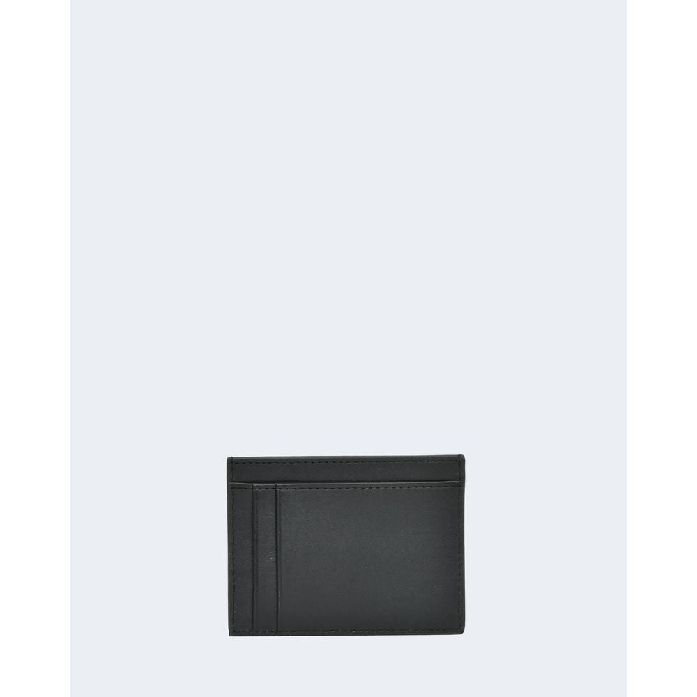 Portofel din piele neagră Armani Exchange