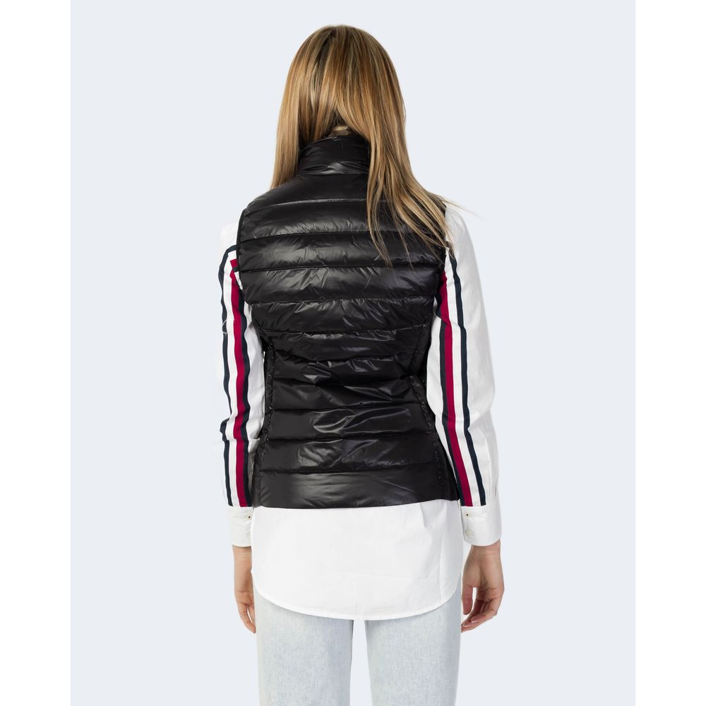 Armani Exchange – Schwarze ärmellose Jacke aus Polyester