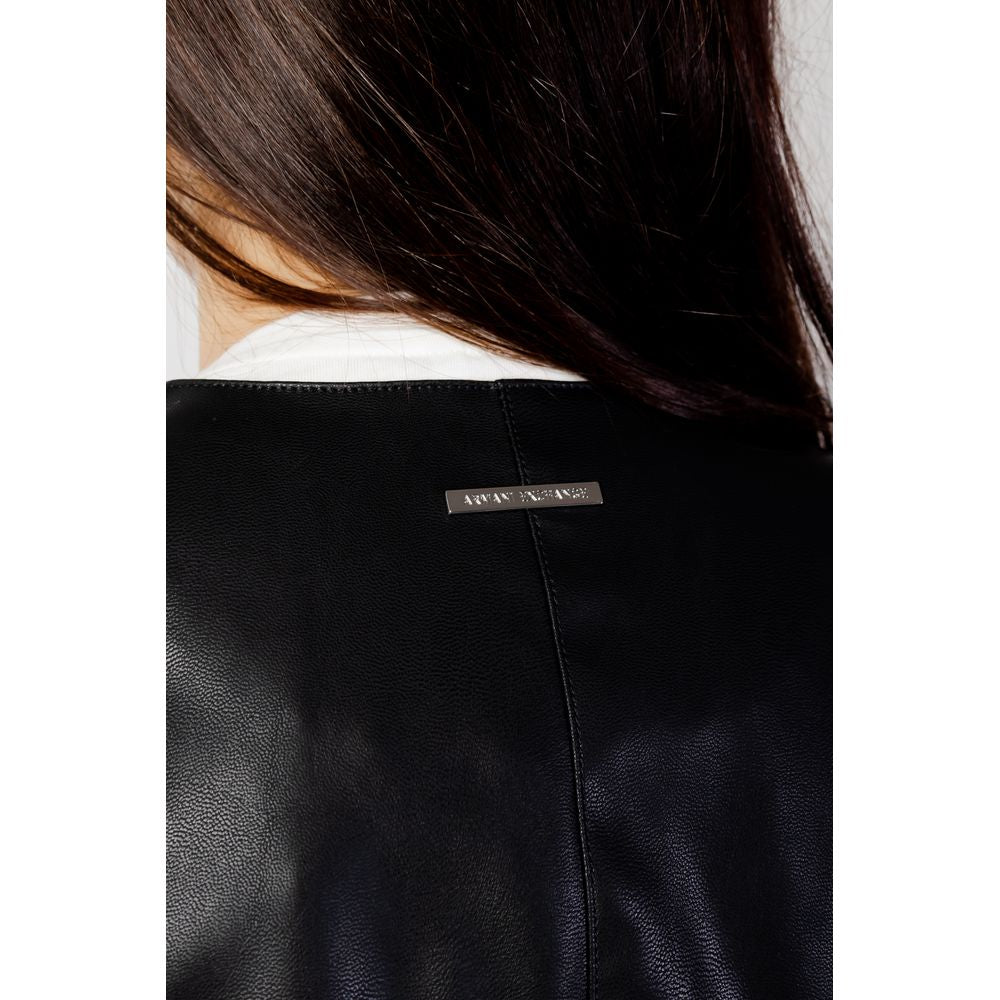 Jachete și palton Armani Exchange din poliester negru