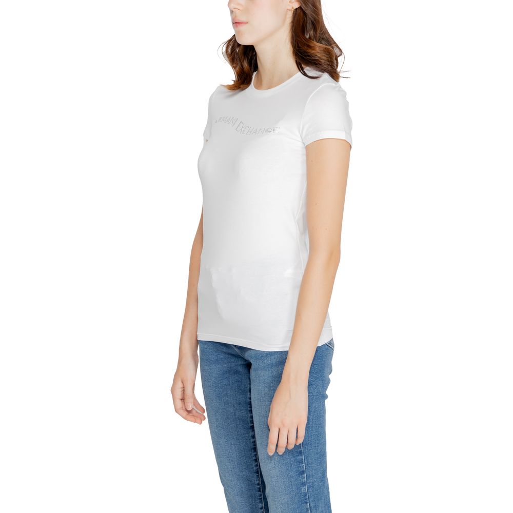 Armani Exchange Topuri și tricou din bumbac alb