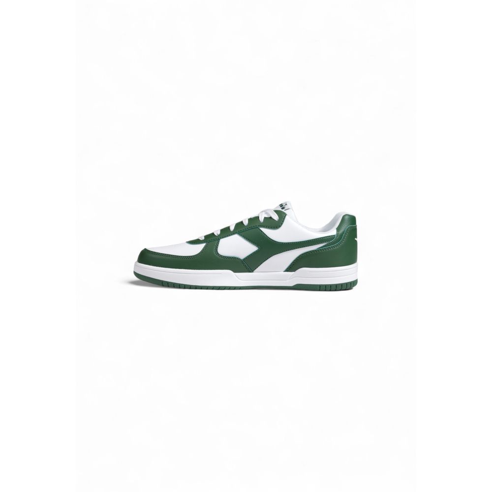 Diadora-Sneaker aus grünem Kunstleder