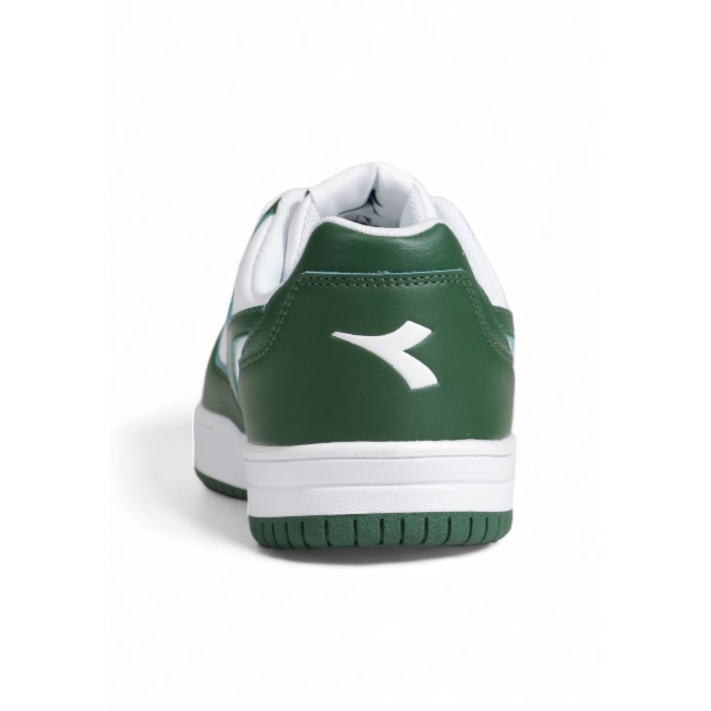 Diadora-Sneaker aus grünem Kunstleder