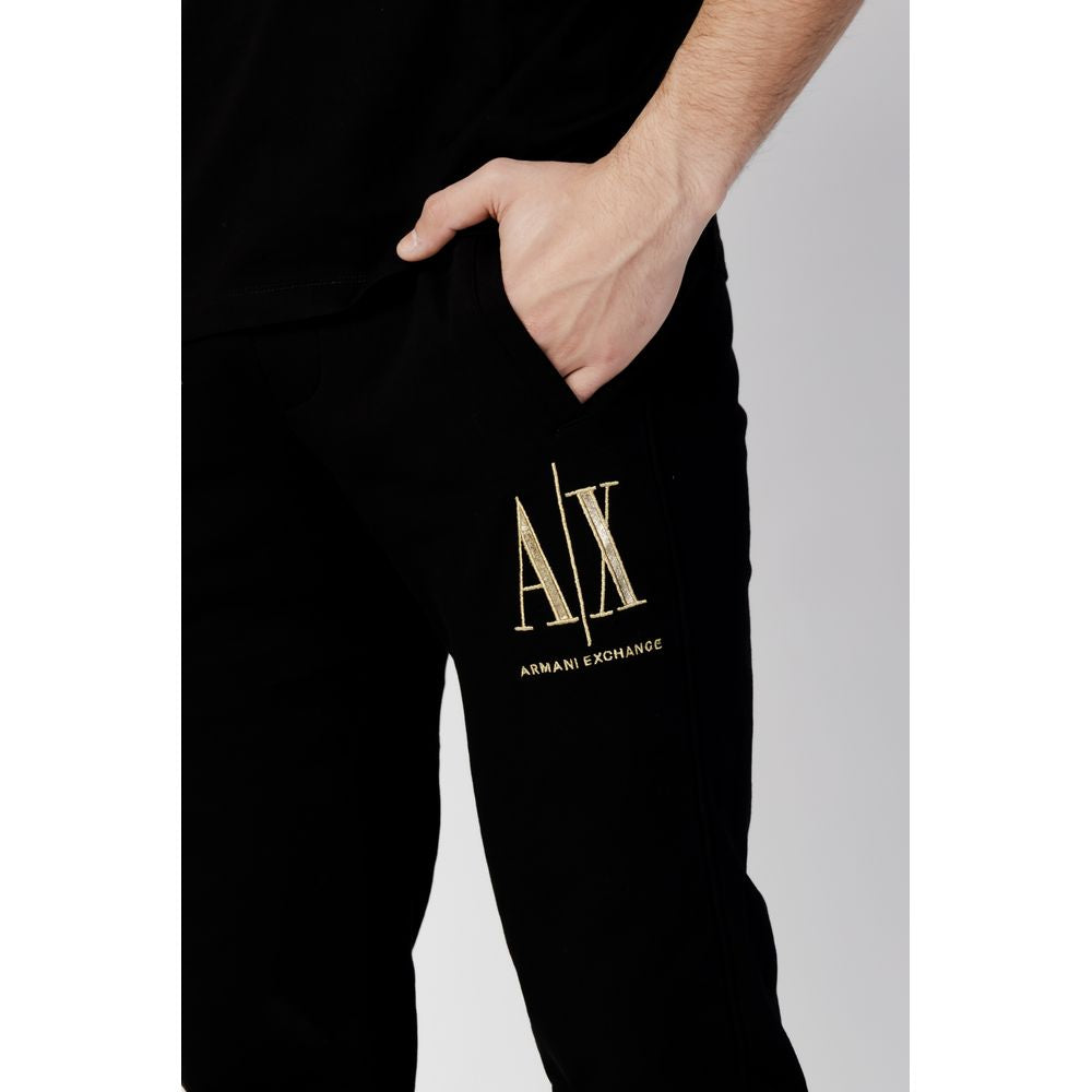 Armani Exchange – Schwarze Jeans und Hose aus Baumwolle