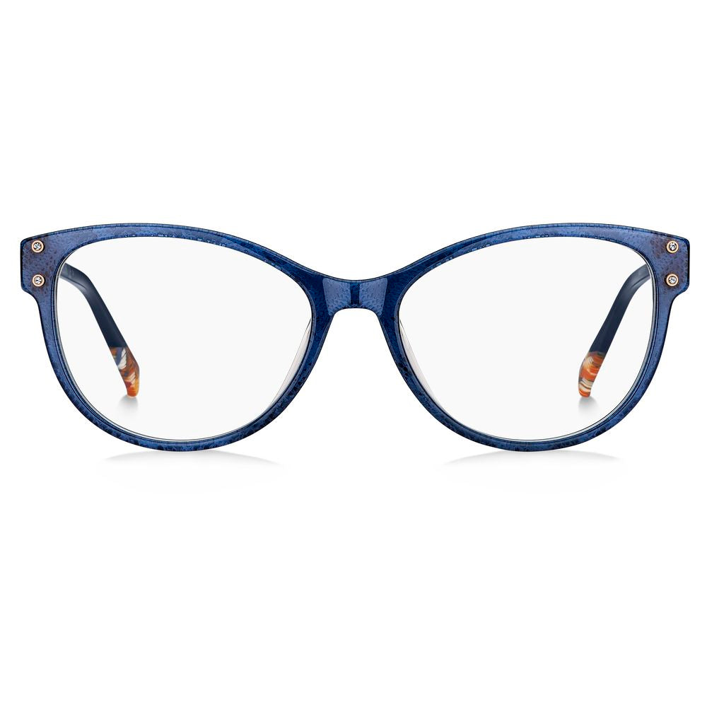 Missoni Blaue Rahmen aus Kalbshaar