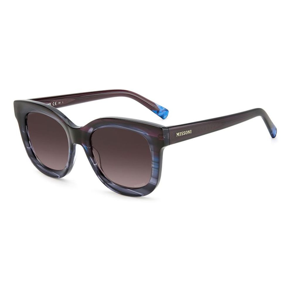 Ochelari de soare Missoni din plastic albastru