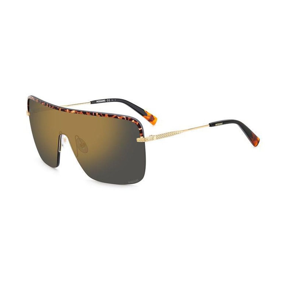 Ochelari de soare Missoni din metal auriu