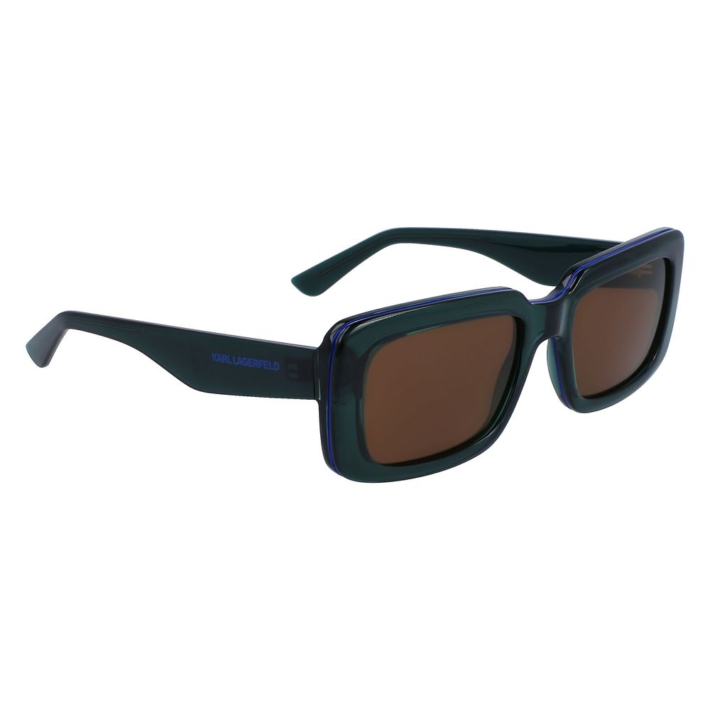 Karl Lagerfeld – Grüne Sonnenbrille mit Spritzguss