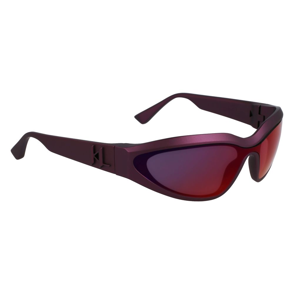 Karl Lagerfeld – Rote Sonnenbrille mit Spritzguss