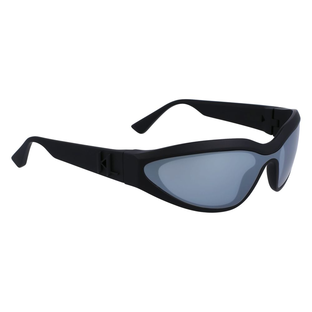 Karl Lagerfeld – Schwarze Sonnenbrille mit Spritzguss
