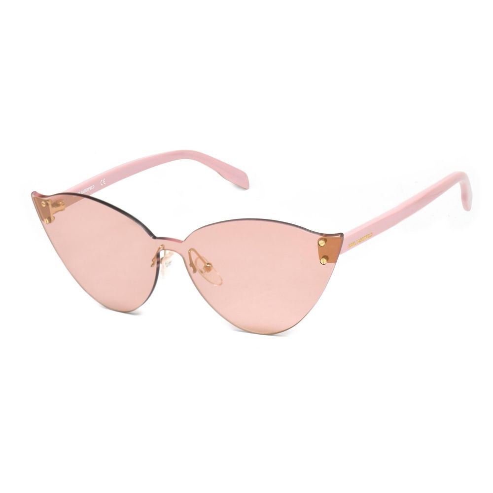 Karl Lagerfeld – Mehrfarbige Sonnenbrille aus Kalbshaar
