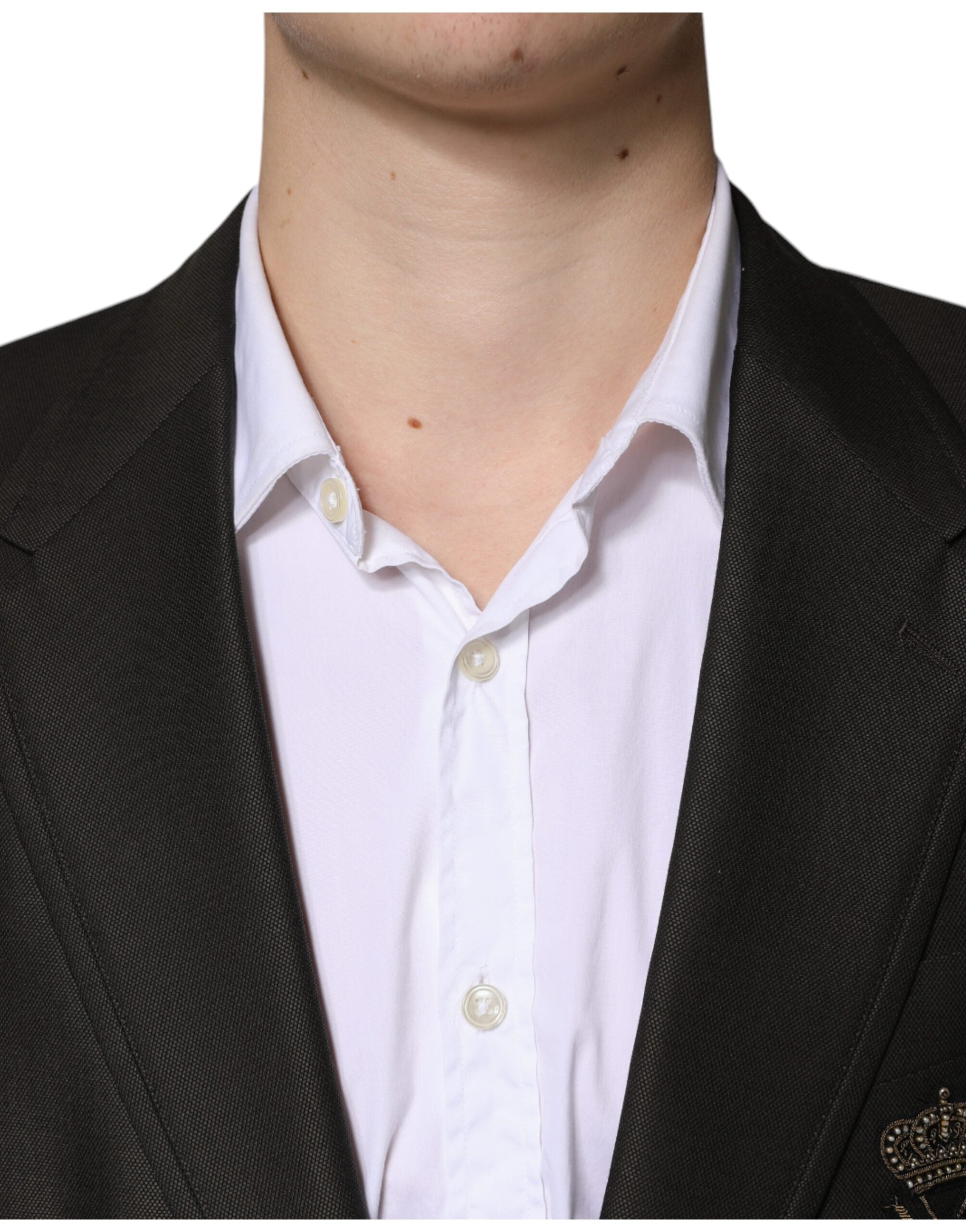 Jachetă Dolce & Gabbana Blazer Maro Verde cu imprimeu de albine din lână