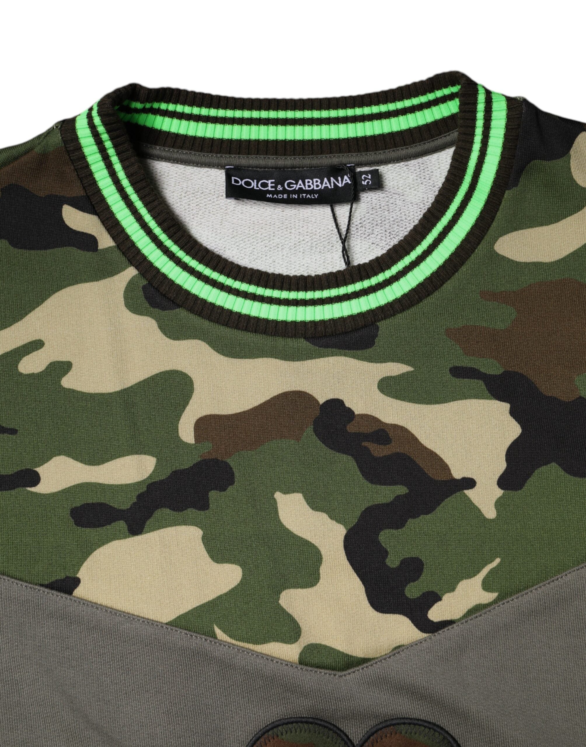 Dolce & Gabbana Hanorac Camuflaj Multicolor