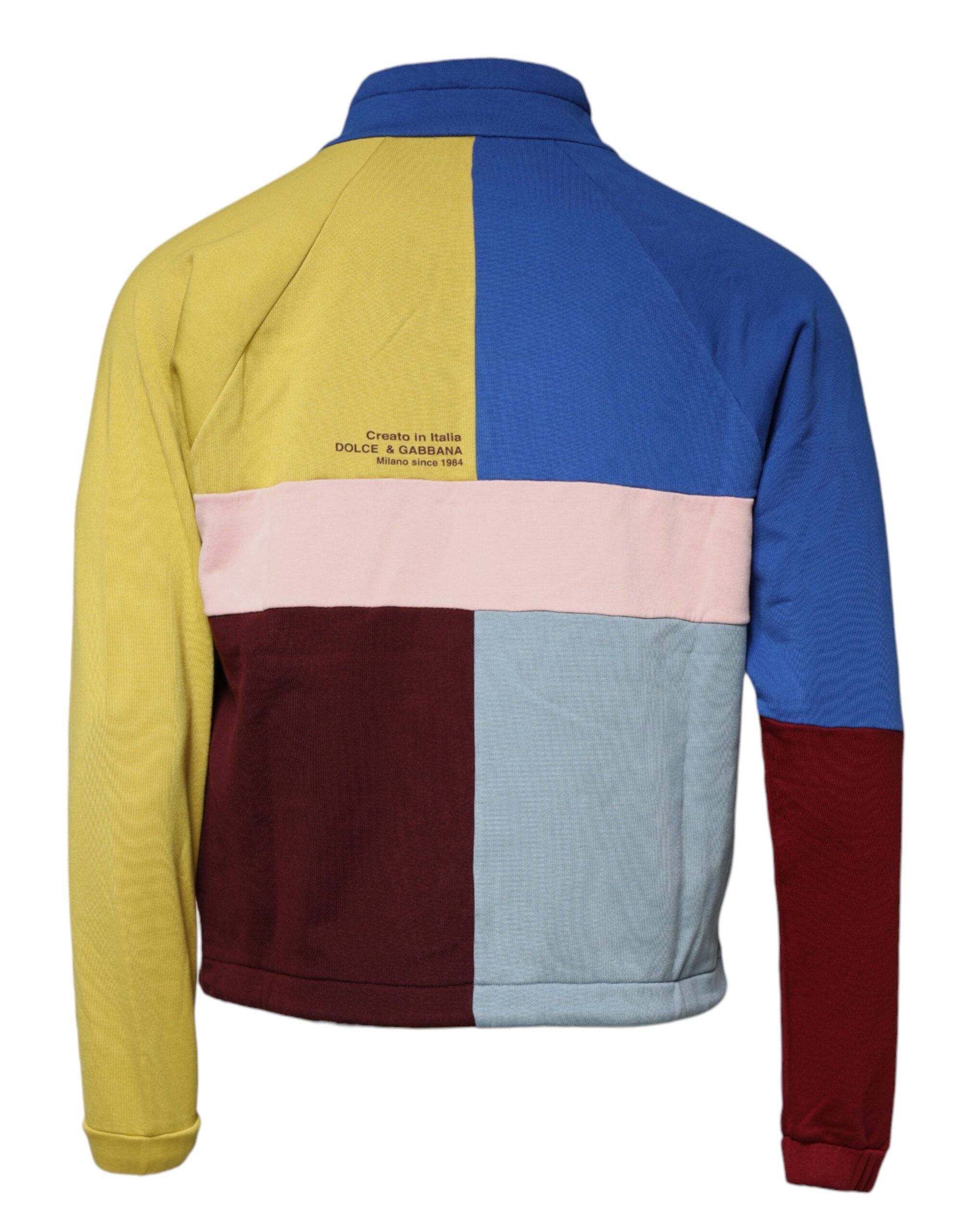 Dolce & Gabbana Hanorac cu imprimeu patchwork multicolor pentru bărbați