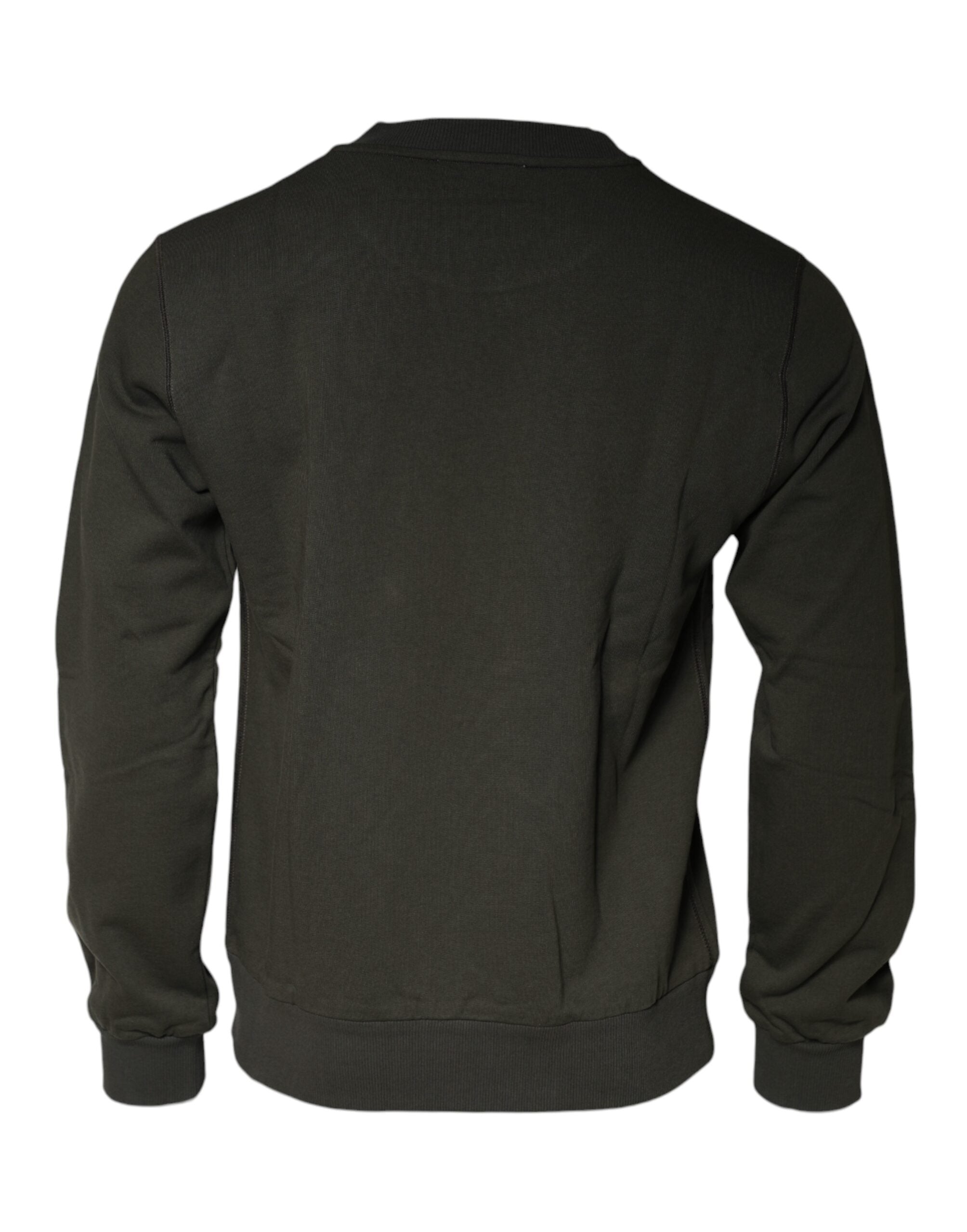 Hanorac Dolce & Gabbana Verde Militar din Bumbac cu Coroană