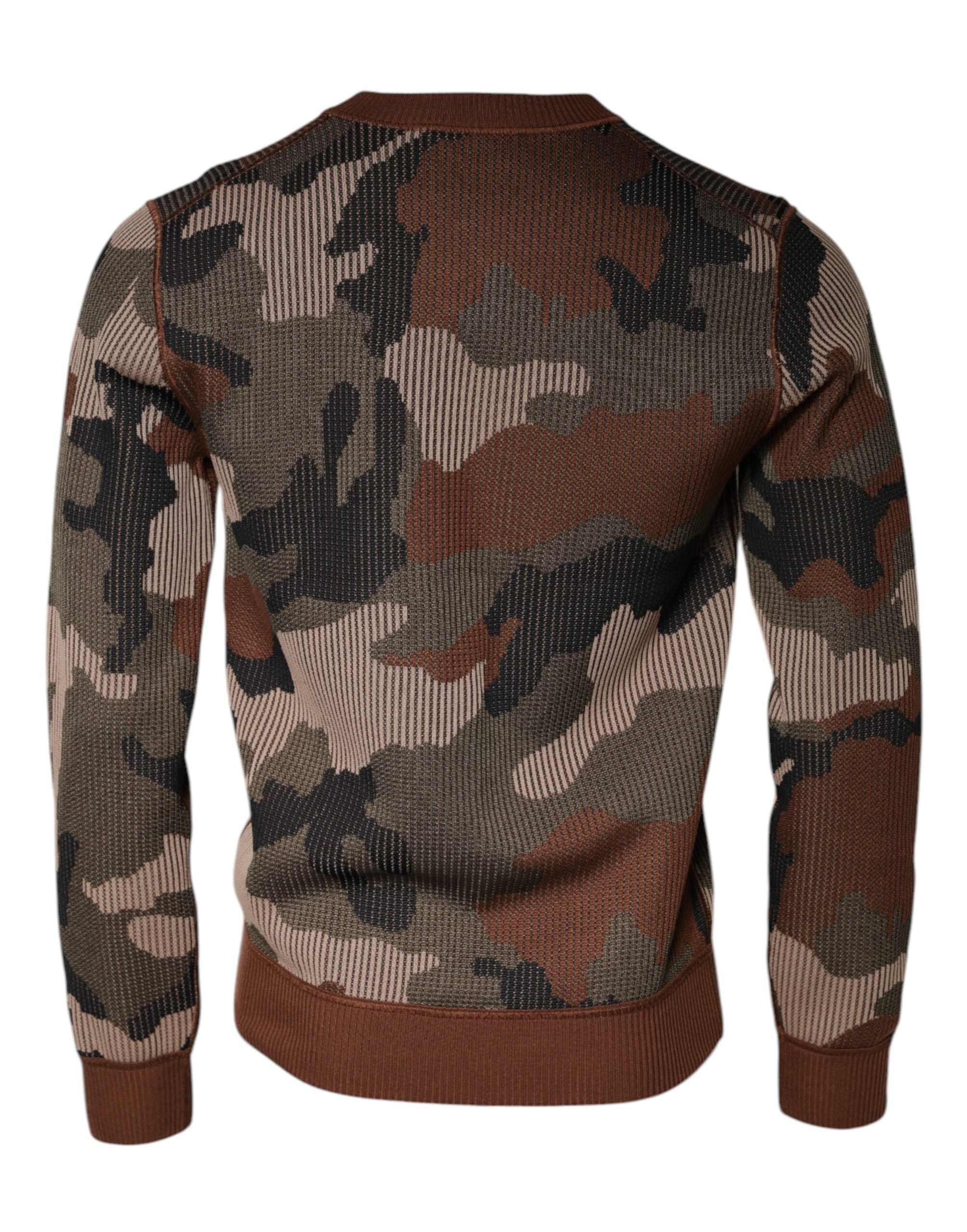 Pulover Dolce & Gabbana Multicolor Camuflaj pentru bărbați