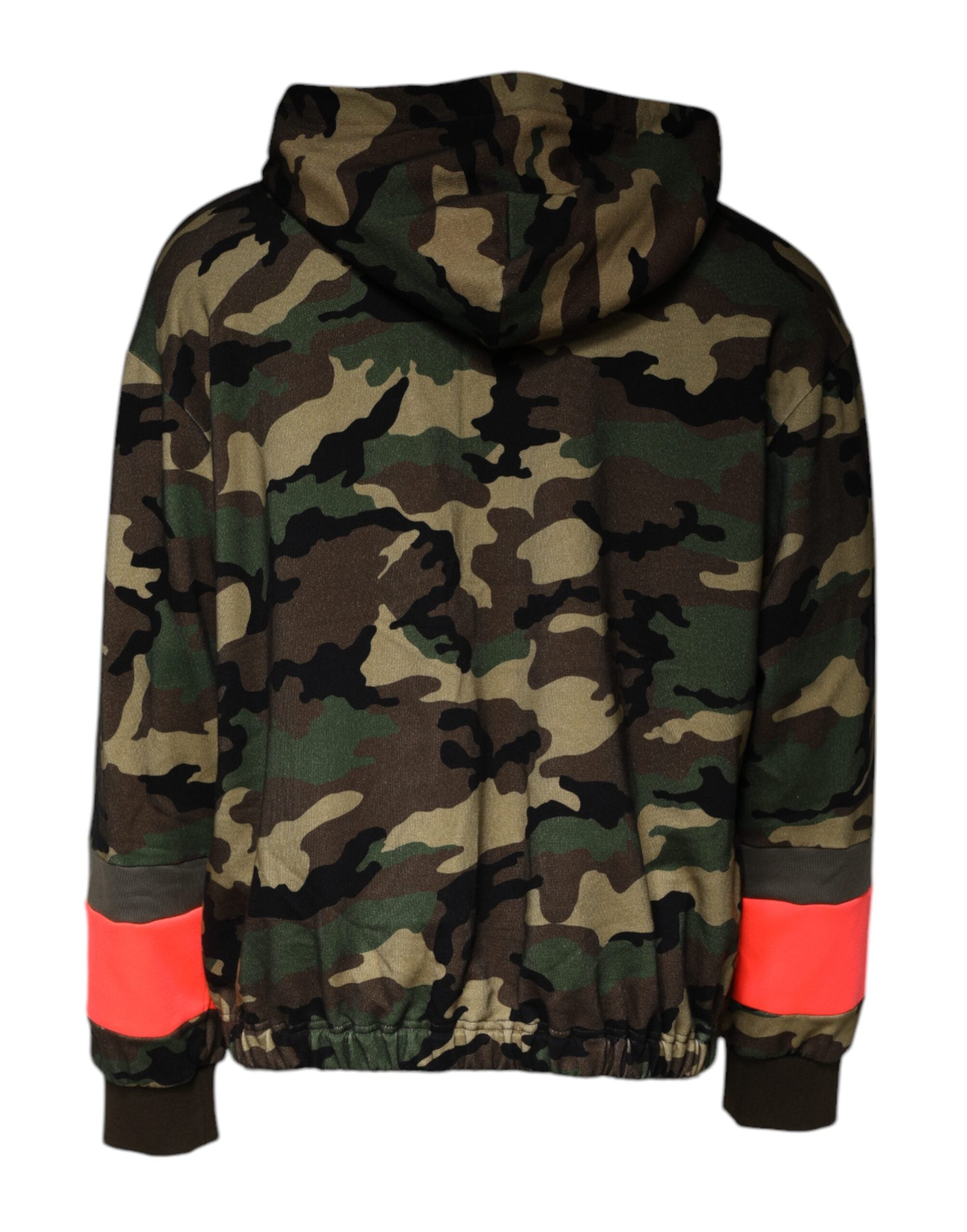Dolce & Gabbana Hanorac cu glugă pentru bărbați, model camuflaj multicolor