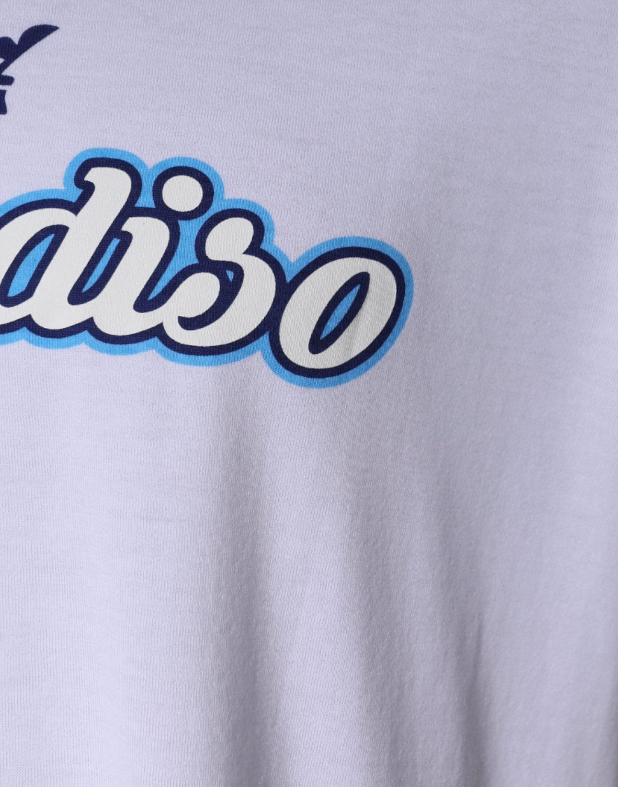 Tricou Dolce & Gabbana Paradiso alb din bumbac cu mâneci scurte