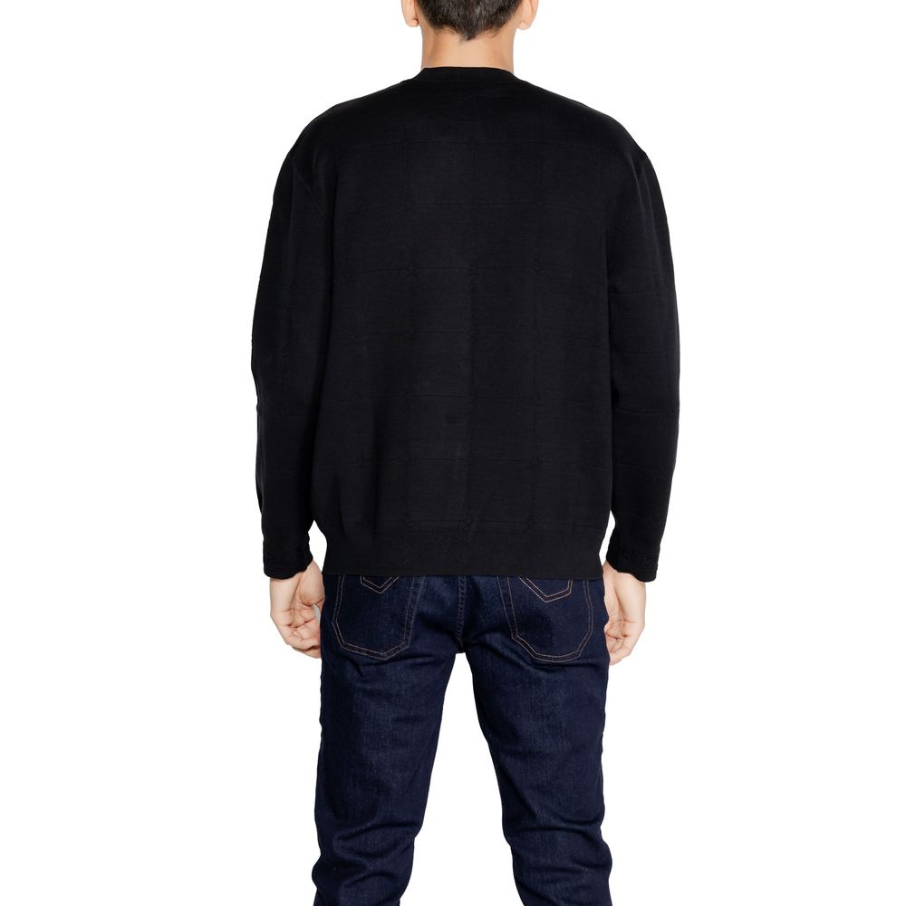 Armani Exchange – Schwarzes Baumwoll-T-Shirt