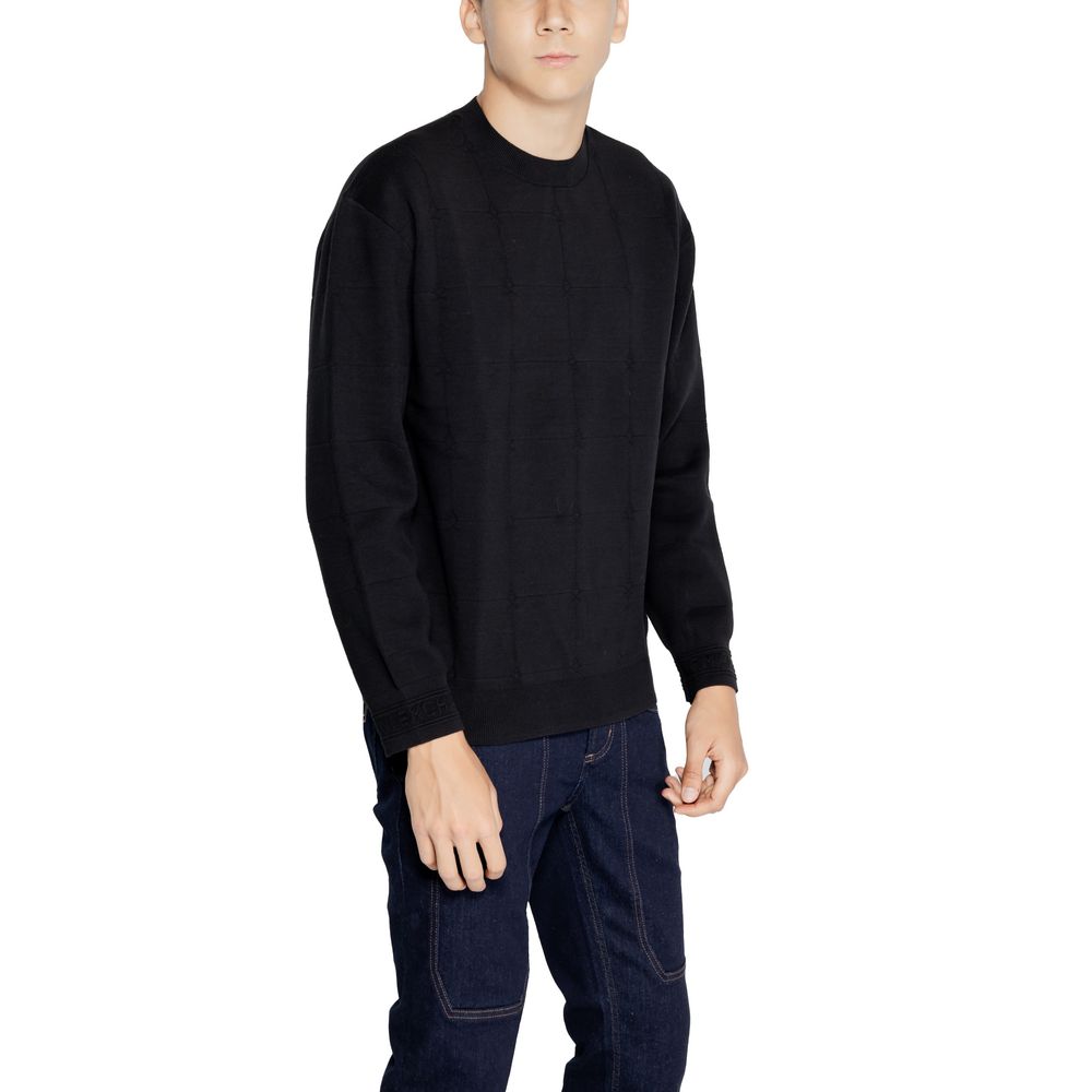 Armani Exchange – Schwarzes Baumwoll-T-Shirt