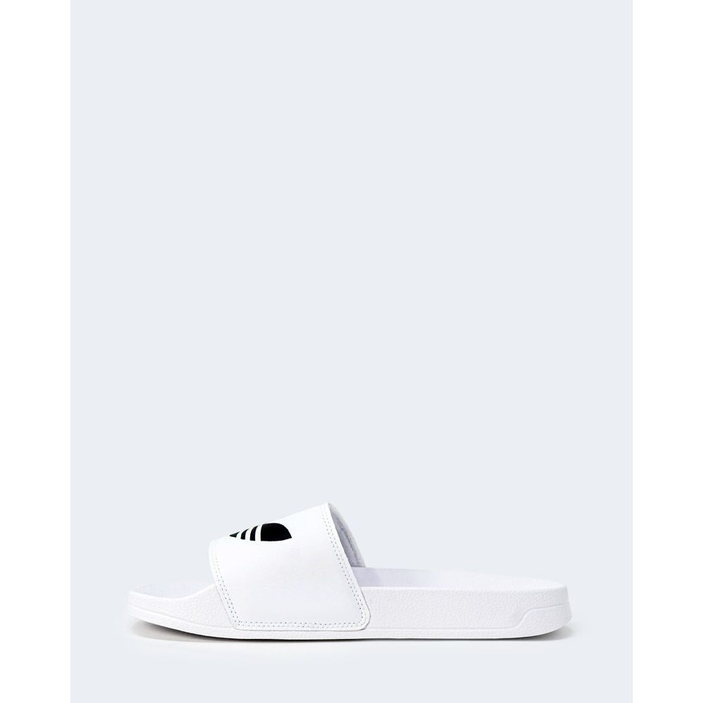 Papuci Adidas din poliester alb
