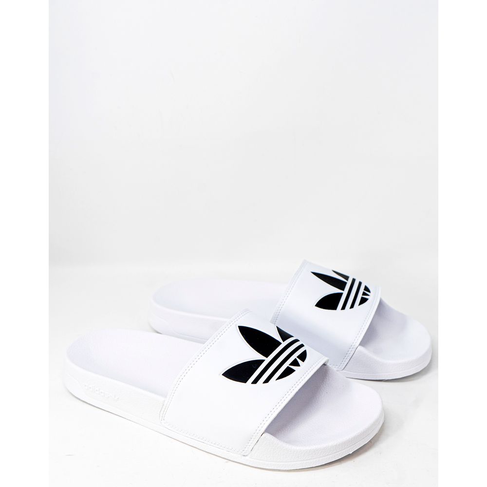 Papuci Adidas din poliester alb