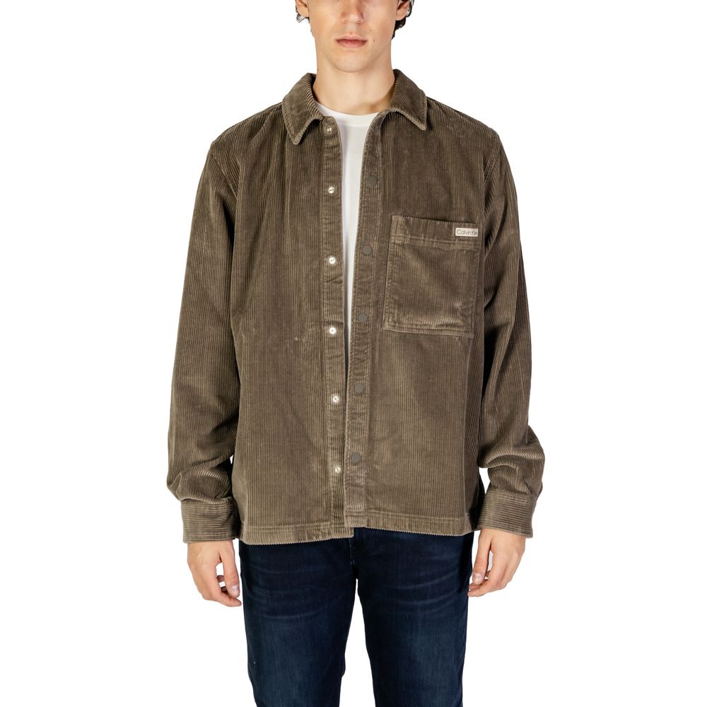 Graues Baumwollhemd von Calvin Klein Jeans
