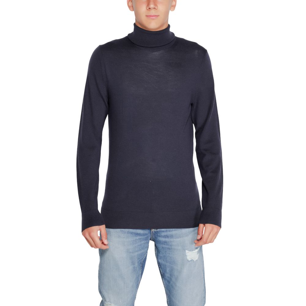 Calvin Klein Blauer Wollpullover