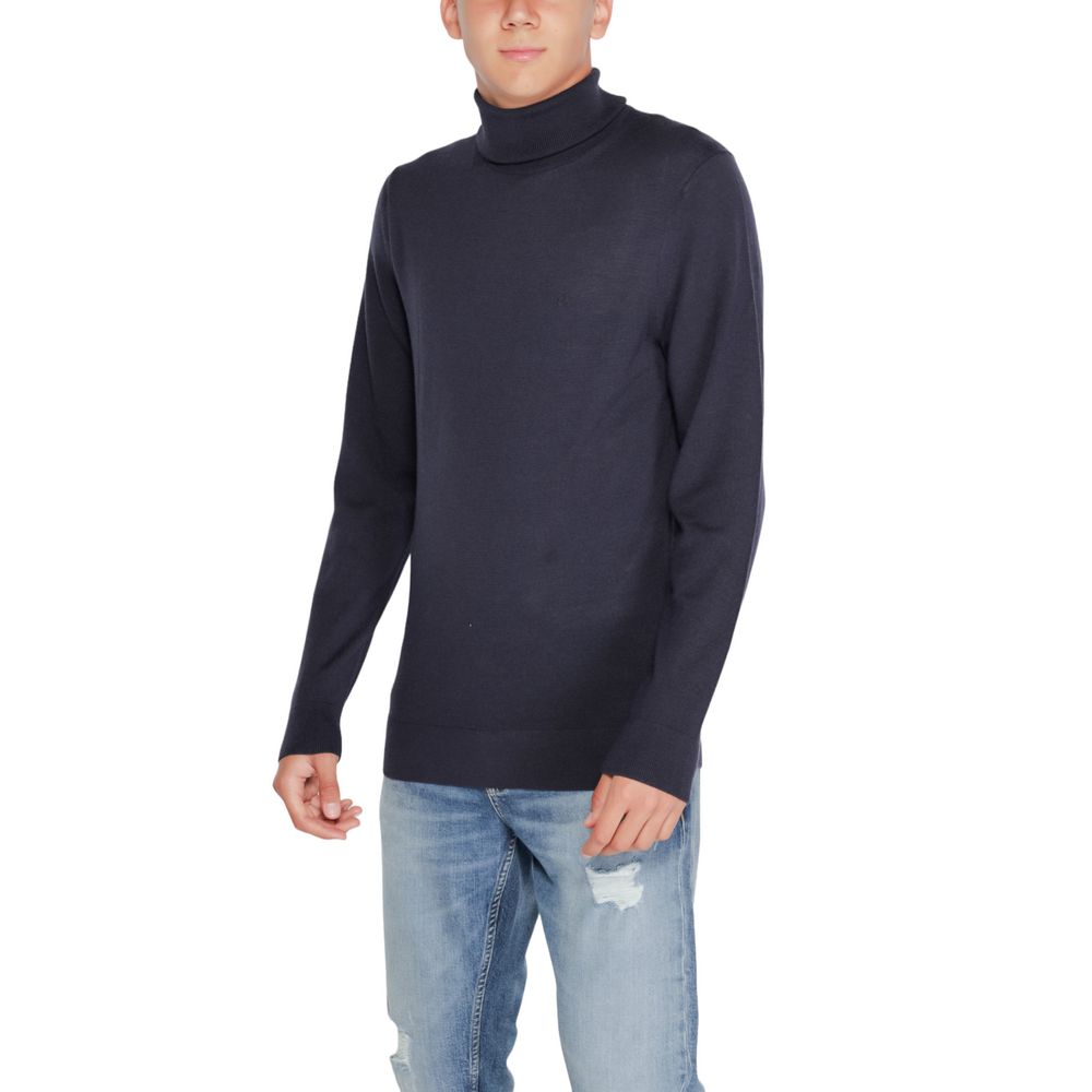 Calvin Klein Blauer Wollpullover