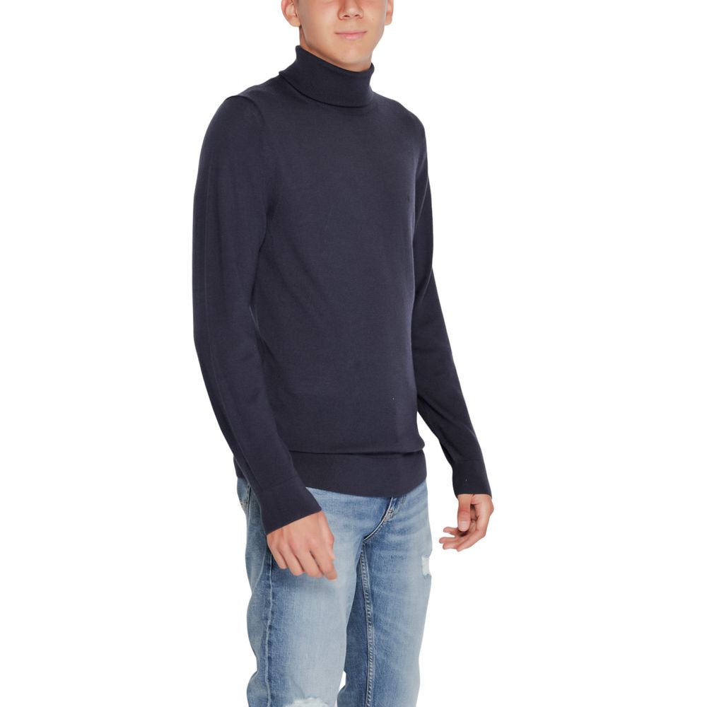 Calvin Klein Blauer Wollpullover