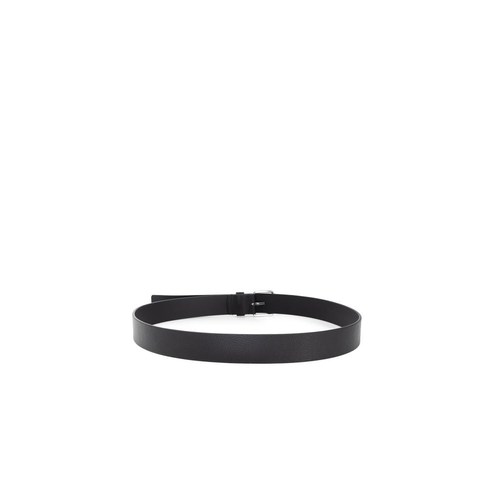 Curea din piele neagră Calvin Klein