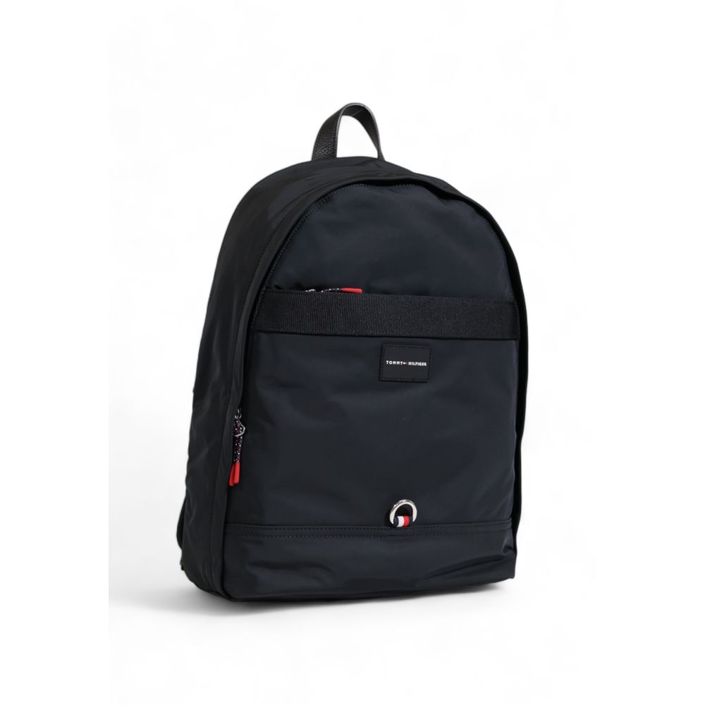 Tommy Hilfiger – Schwarzer Rucksack aus recyceltem Polyester