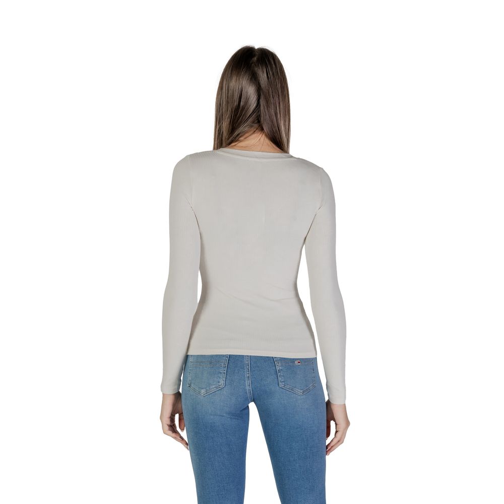 Bluze și tricou Guess din viscoză crem