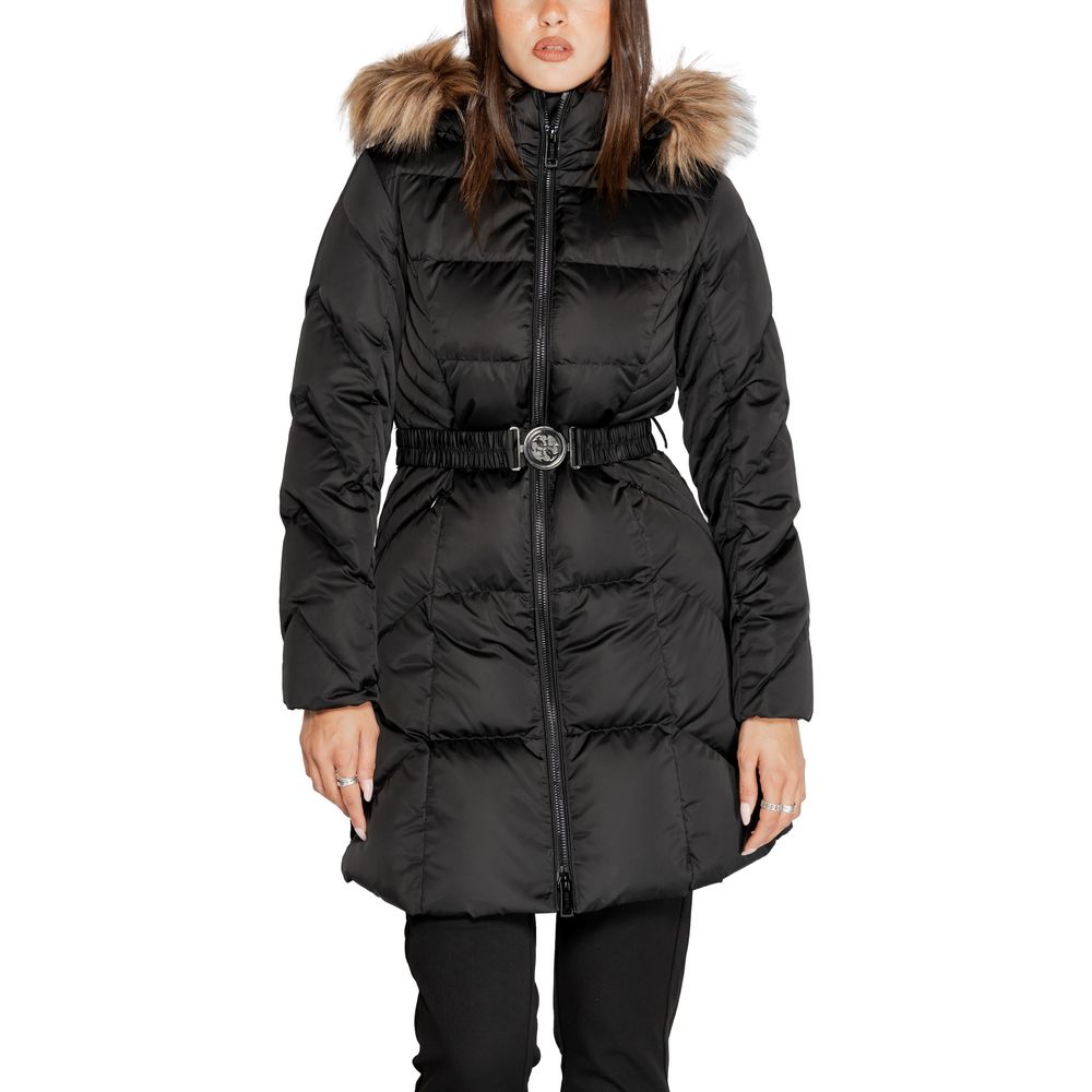 Guess Schwarze Polyesterjacken und -mäntel