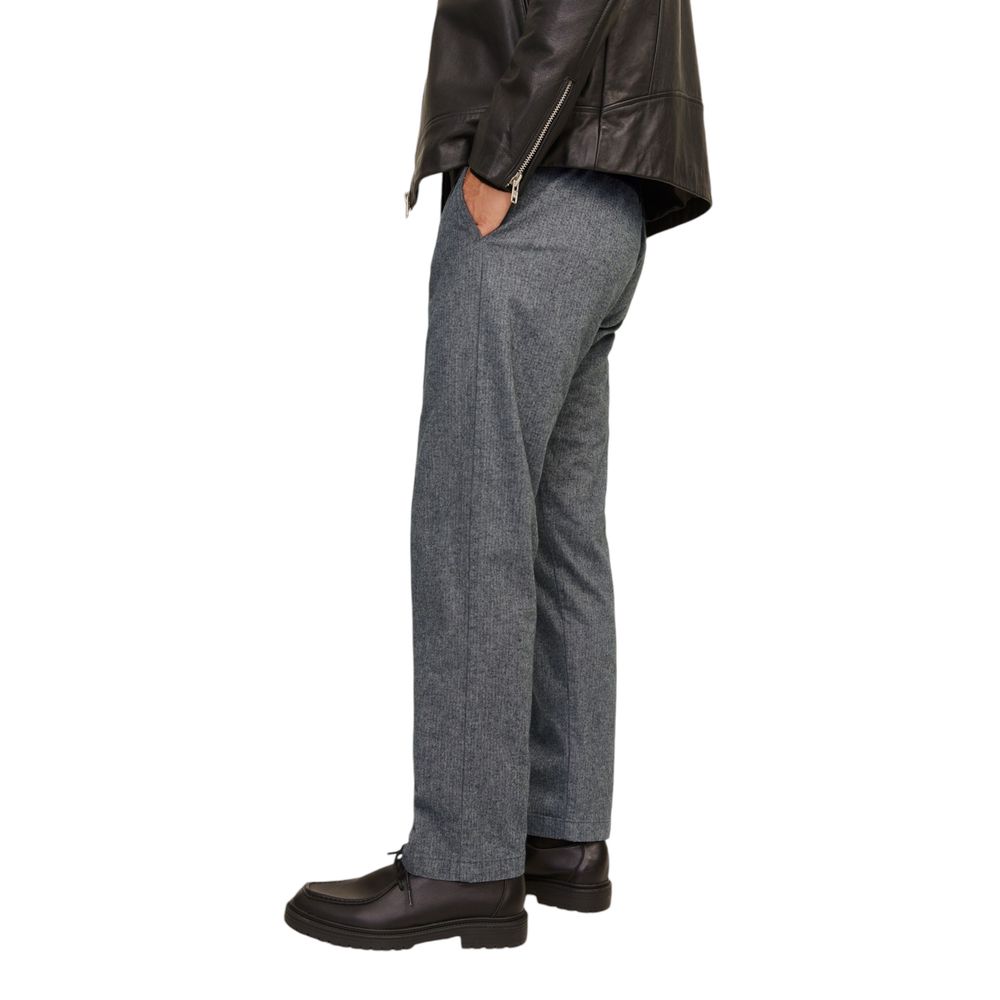 Jack Jones Gray Cotton Pant