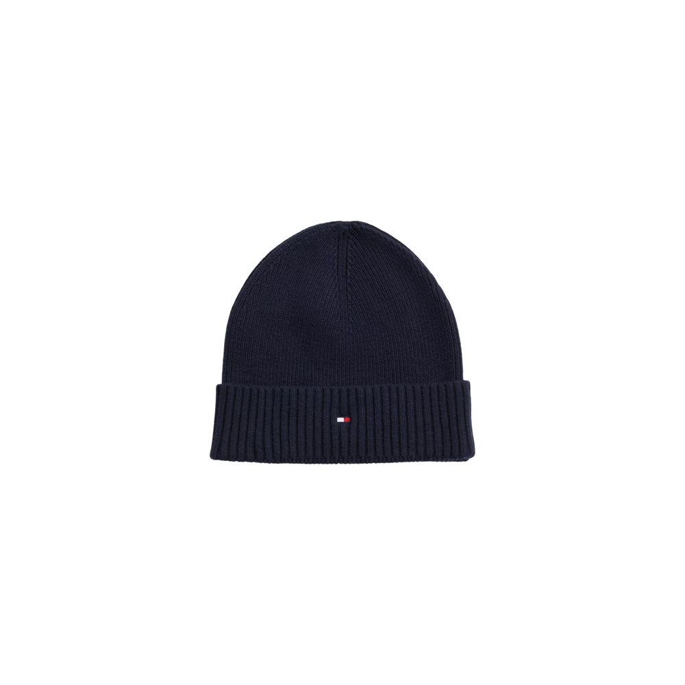 Eșarfă Tommy Hilfiger albastră din bumbac