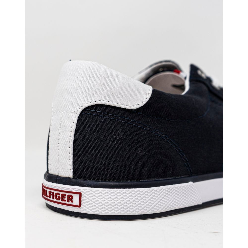 Tommy Hilfiger – Blaue Baumwoll-Sneaker