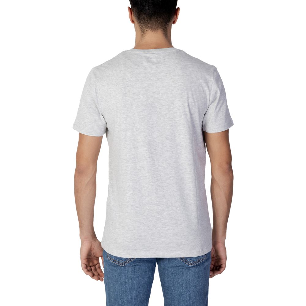 Tricou Jack Jones gri din bumbac