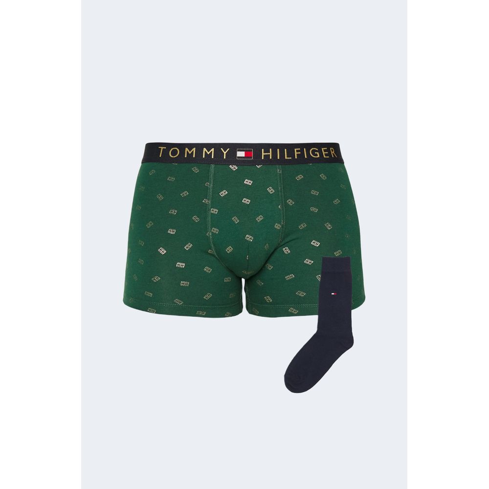 Tommy Hilfiger – Grüne Baumwollunterwäsche