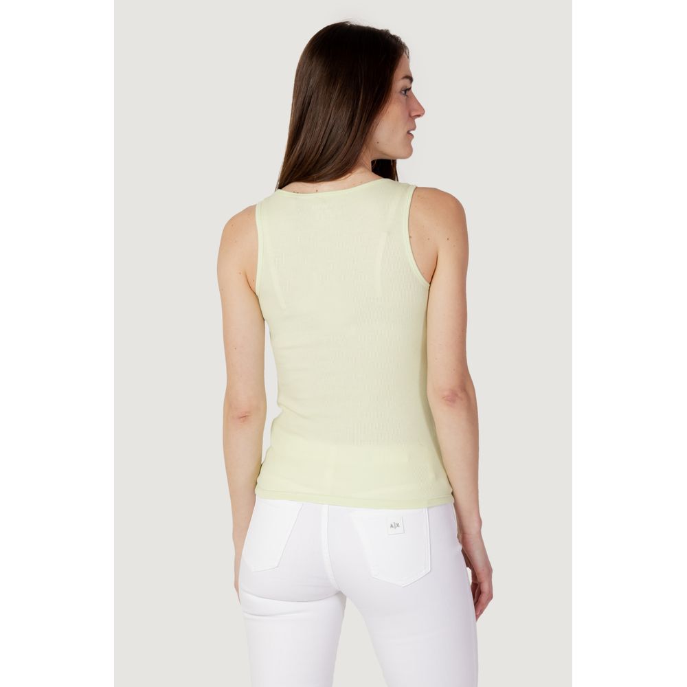 Topuri și tricou Guess din bumbac verde