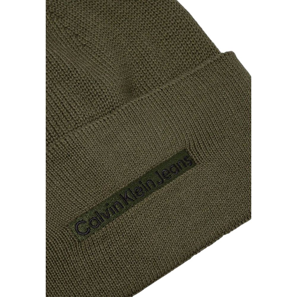 Pălării și șepci Calvin Klein Jeans din bumbac verde