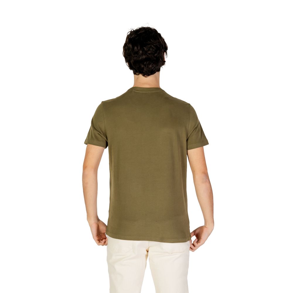 Tricou verde din bumbac US POLO ASSN.