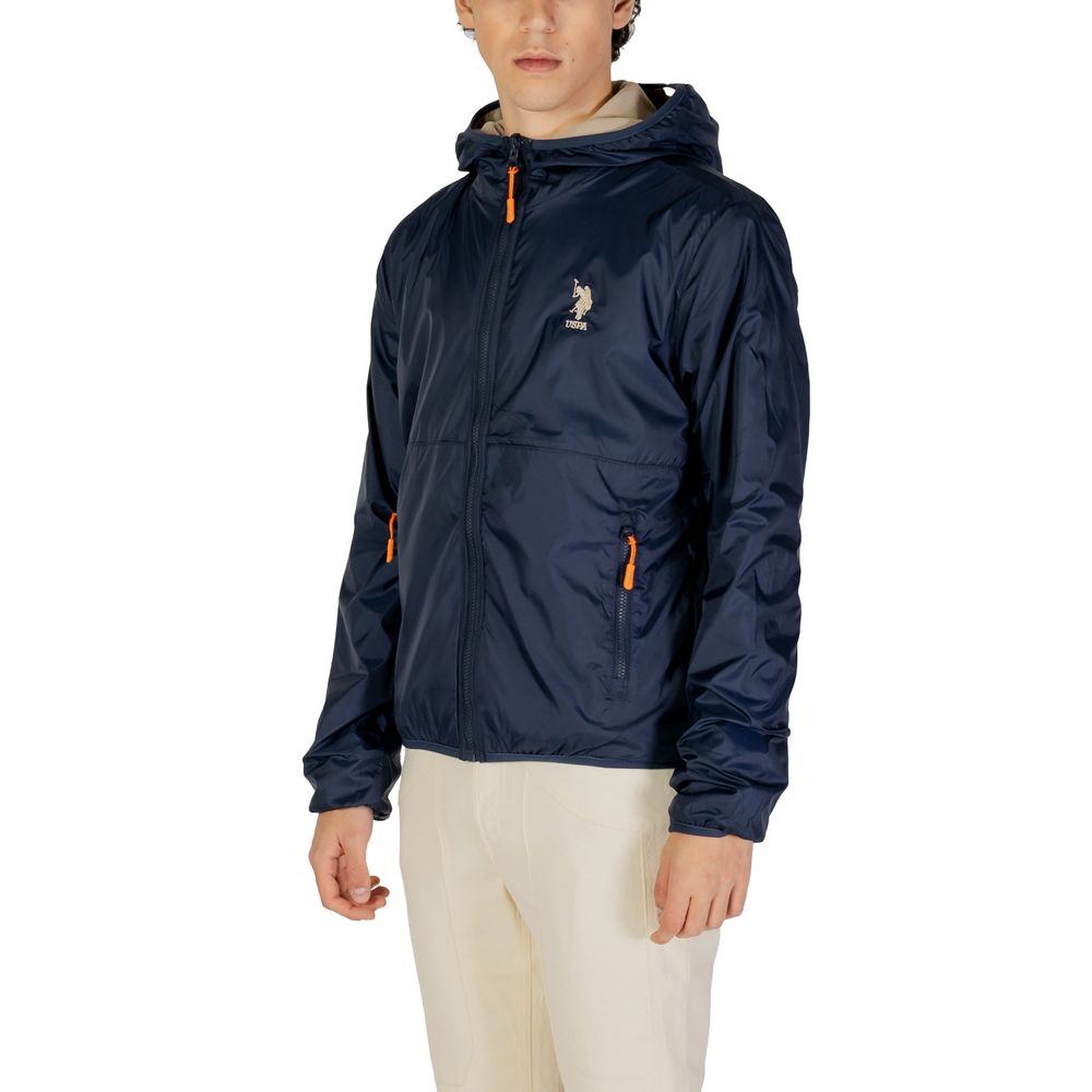US POLO ASSN. Blaue Polyamidjacken und -mäntel