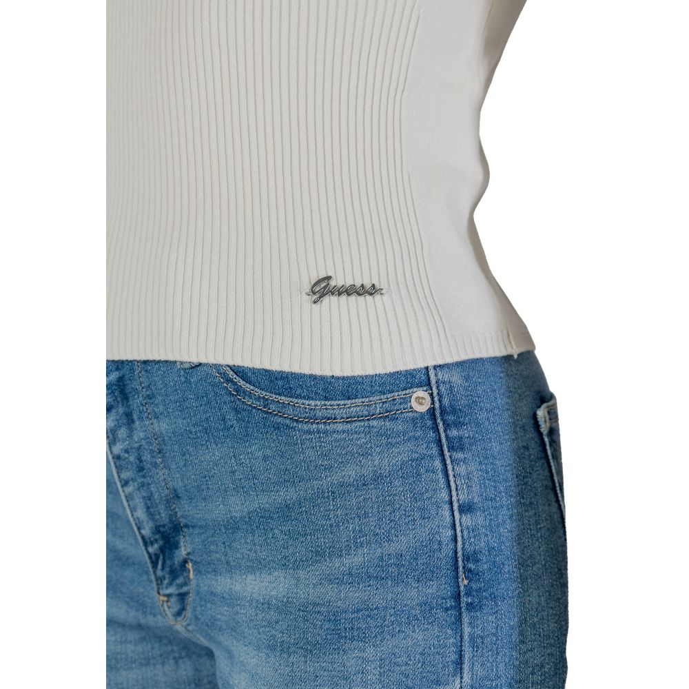 Bluze și tricou Guess din viscoză crem
