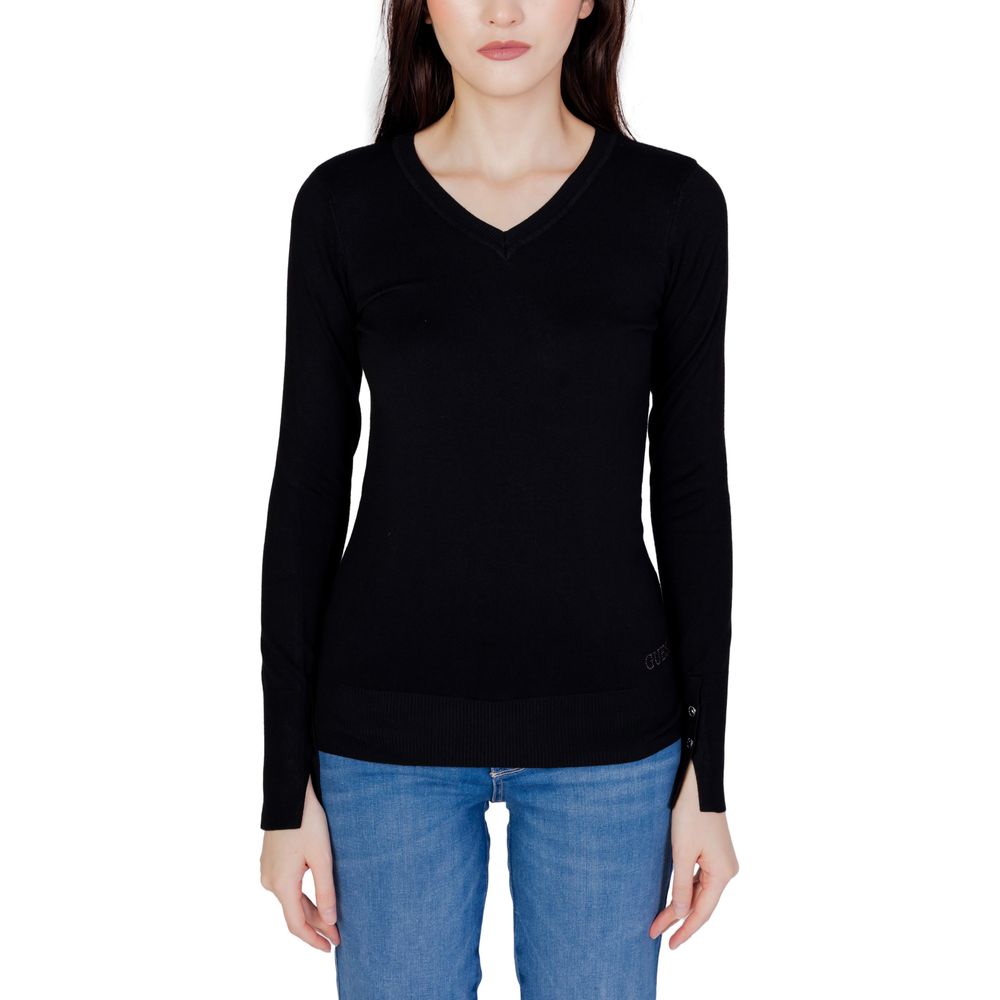 Topuri și tricou Guess din bumbac negru